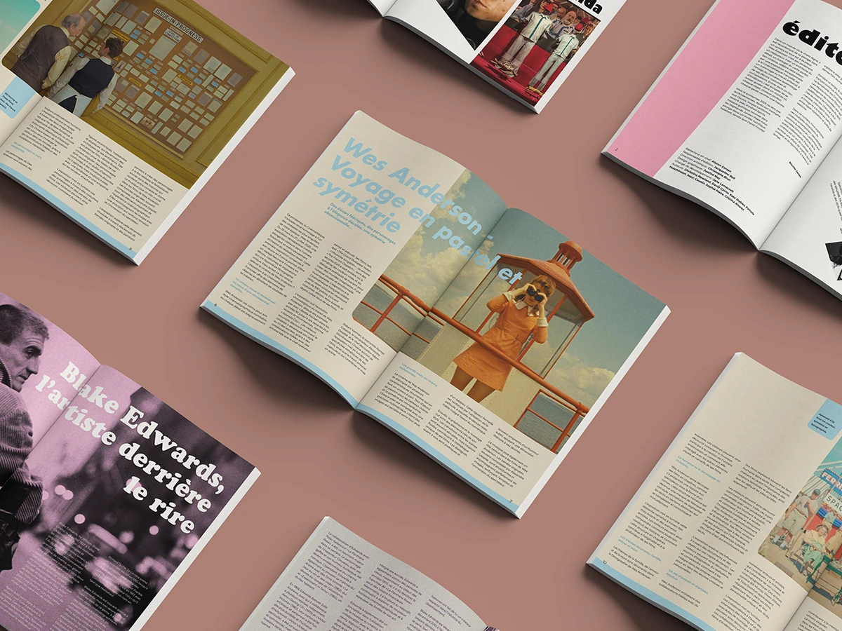 Mockup de magazine de cinéma