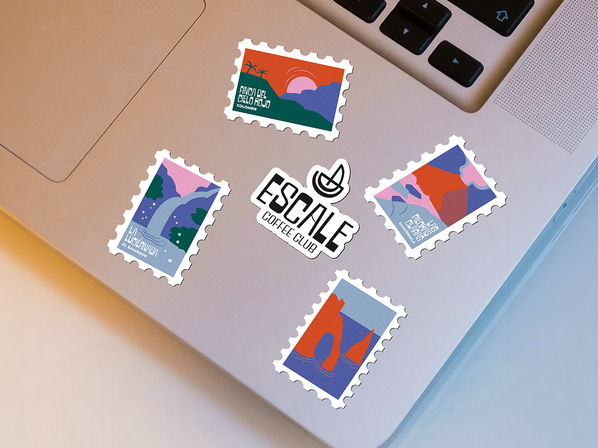 Stickers d'Escale Coffee Club